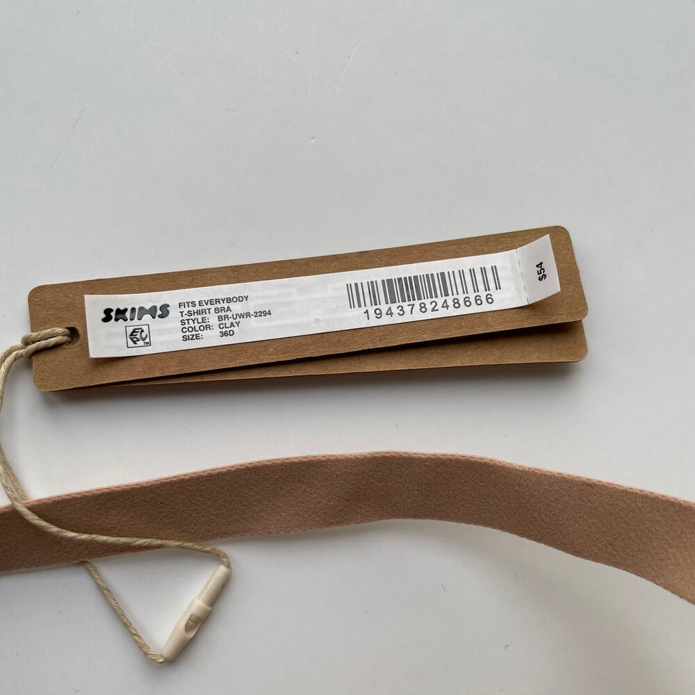 Skims Fits Everybody T-Shirt Bra Clay Size 36D - Picture 7 of 7